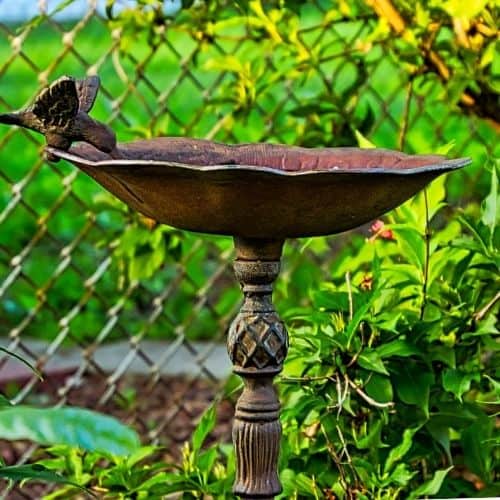 how to waterproof bird bath